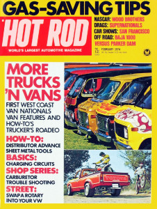 HOT ROD 1974 FEB - BECK, WOOD BROS., MAZDA RX-2 VW*